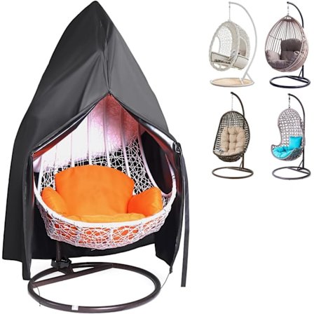 Henge Stol Deksel, Beskyttelsesdeksel Støvtett Deksel med Snøring