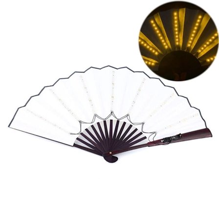 Valoavat taitettavat tuulettimet Led Play -tuulettimet KELTAINEN