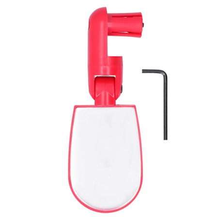 Cykel Backspeglar 360 Graders Roterbar Universal Cykel Styresbackspeglar Röd