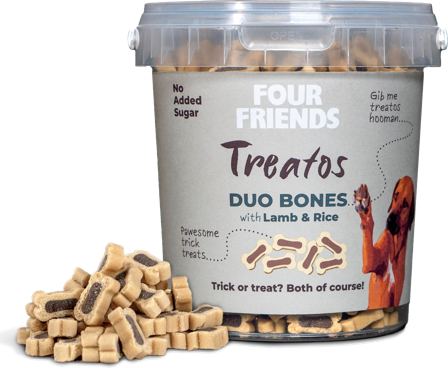 Four Friends Treatos Duo Bones makupalat, 500 g - Herkut