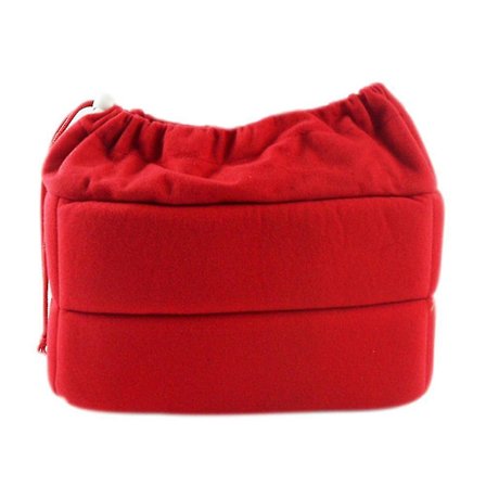 Ny støtsikker DSLR SLR kamerapose med skillevegg, polstret fløyelsinnlegg og beskyttende etui