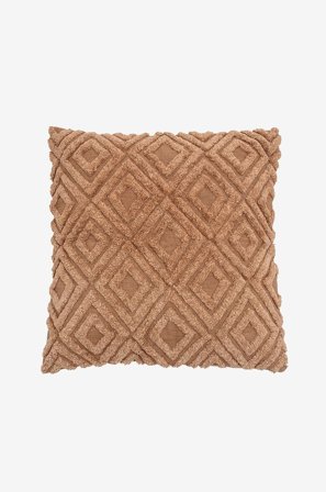 Bloomingville - Pute Aprilia - Brun - Pynteputer & putetrekk - 60X60 - Fra Homeroom