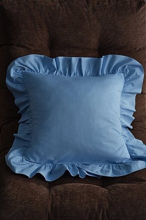 Jotex - Kissenbezug 50x50 Cm Blaue farbe - WALLACE - Kaufe Dekokissen und Kissenbezüge bei Jotex