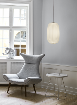Lamella 2 taklampe - hvit/sølv