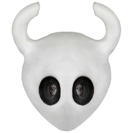 Halloween Hollow Knight Cosplay Latex Maske Hovedbeklædning Party Rollespil Maskerade Rekvisitter Hovedbeskyttelse