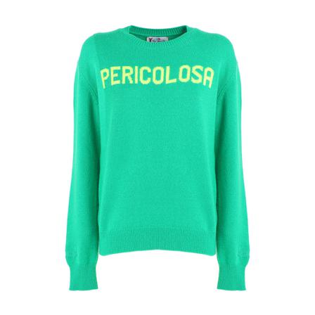 Saint Barth, Round-neck Knitwear Groen, Dames, Maat:L