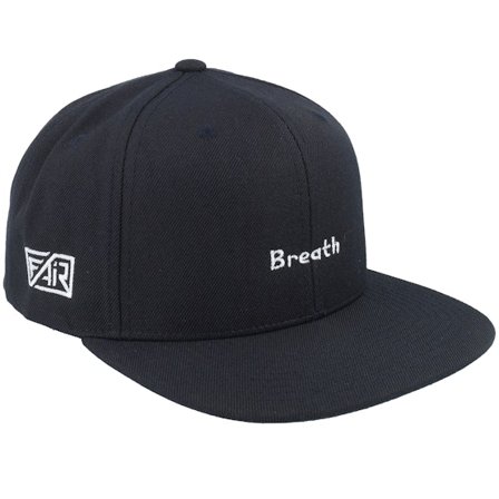 Fair - Musta snapback Lippis - Breath Black Snapback @ Hatstore