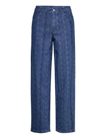 Karin Patch Pants Hosbjerg Blue