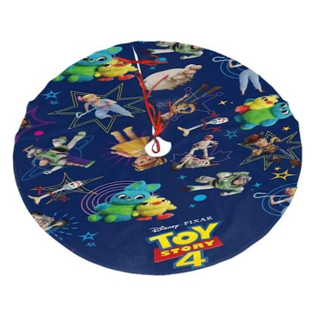 Joulukuusenalusmatto Toy Story -kuusenalusmatto joulukuuselle ja juhlakuusen koriste joulujuhliin joulukuusen koristeet[D]