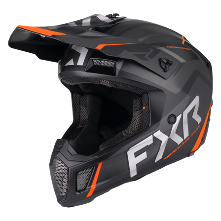 Snøscooterhjelm Adventure FXR Clutch Evo 26 Svart/oransje S