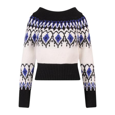 Alexander McQueen, Round-neck Knitwear Biały, Kobieta, Rozmiar: M