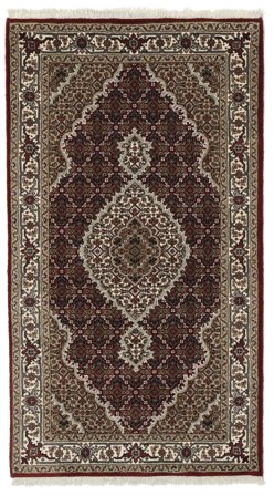 Tabriz Royal Rug Oriental Black/Brown (Wool, India)