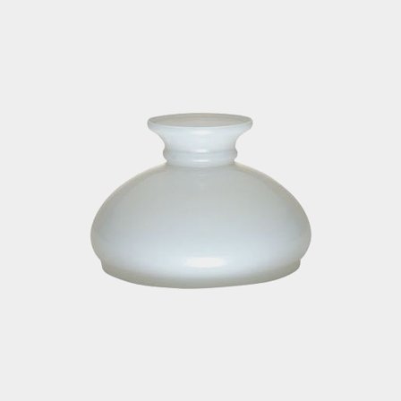 Lampskärm till oljelampa DHR Cupido, vit, Ø130 mm, passar till DHR Table