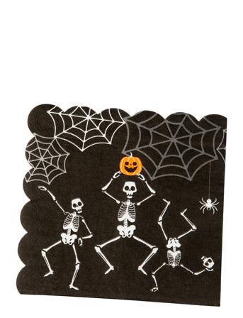 Paper Napkins Skeleton 16-P Home Kids Decor Party Supplies Sort Joker