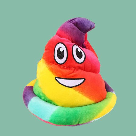 Miesten Shithead-hattu, ruskea, yksi koko, hymiö, asuste, he