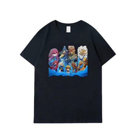 The Legend of Zelda Cotton T-Shirt Ocean