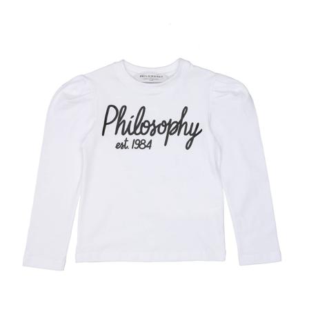 Philosophy di Lorenzo Serafini, Long Sleeve Tops Biały, Kobieta, Rozmiar: M