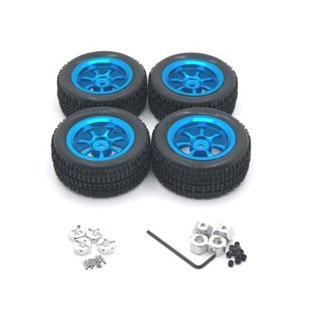 Paket Med 4-hjulsfälg Rc Bilnav Ersättning För Wltoys A949 A959