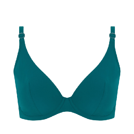 Chantelle Celestial Plunge Underwired Bra Bh Dam Blå E70