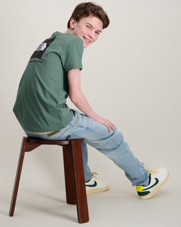 The North Face B BOX NSE S/S TEE Grøn T-shirts Dreng - Kids Brand Store