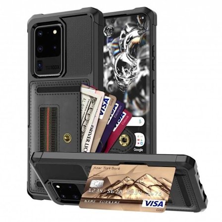 Samsung S20 Ultra Iskunkestävä kansi korttipaikalla Solid V2