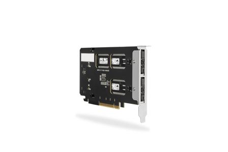 ICY DOCK ToughArmor MB842MP-B - bevegelig lagerrack - 2-brønns avtakbar - M.2 NVMe Card - PCIe 4.0 x16