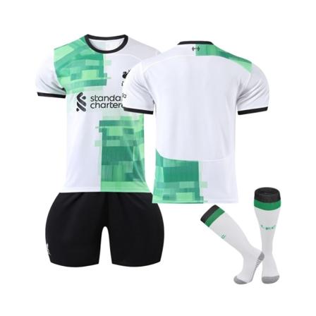 (2023/24 Liverpool bortatröja lag fotbollströja set 18(100-110CM)