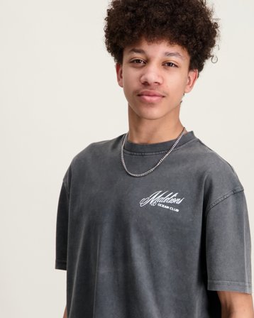 Malelions Malelions Junior Relaxed Yacht T-Shirt Grå T-shirts Kille - Kids Brand Store