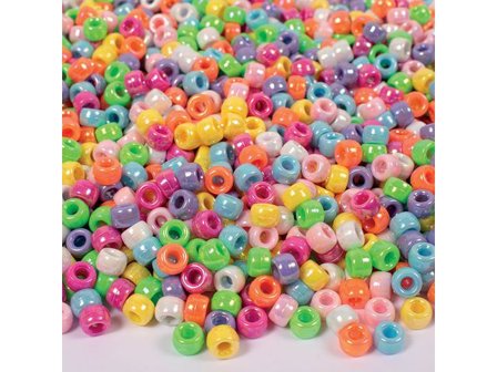 PLAYBOX Kongopärlor pärlemor 1000/fp - Lyreco - Skola och förskola - Hobbymaterial - Pärlor