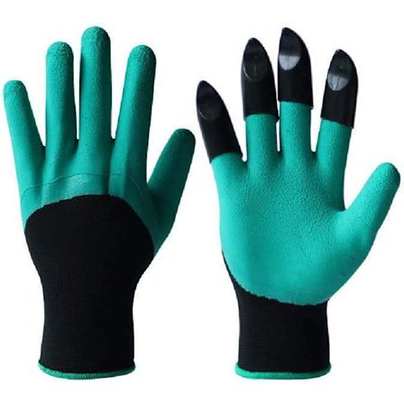 Trädgårdshandskar med två klor, används för hushållsträdgårdshandskar och trädgårdsredskap för plantskolor