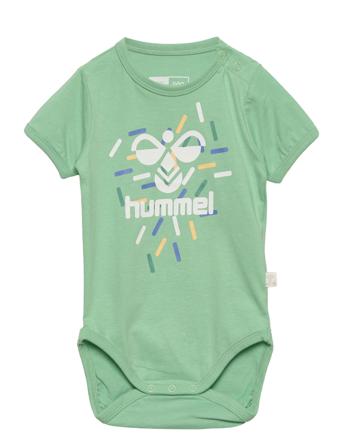 Hmllake Body S/S Bodies Short-sleeved Grøn Hummel