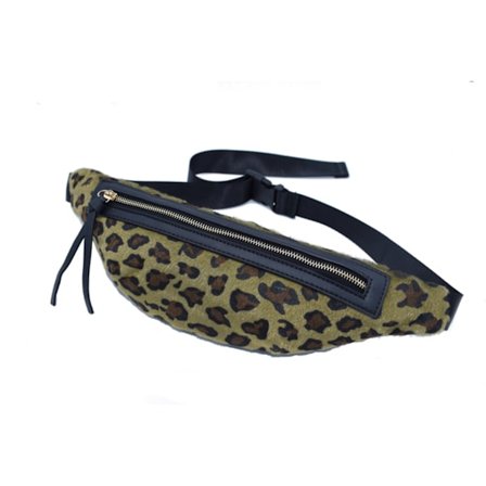 Midjeväska Leopard Grön