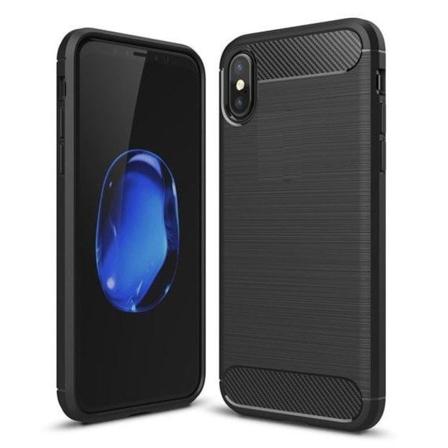 Xiaomi Redmi 9a / 9at - Flexibel Carbon Mjuk Tpu Skal - Svart Svart