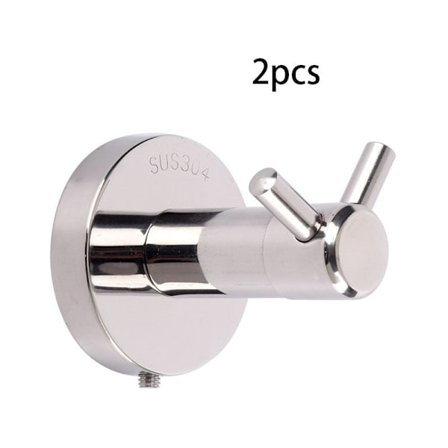 2 stk. rustfrit stål kroge badeværelse kroge køkken kroge-66cm