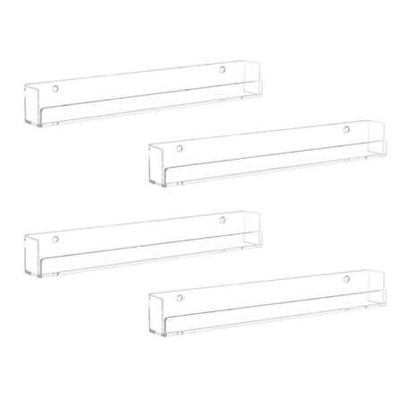 Neglelakk Hylle Veggmontert Hylle Akryl Organizer Display Stativ for Hjemmet