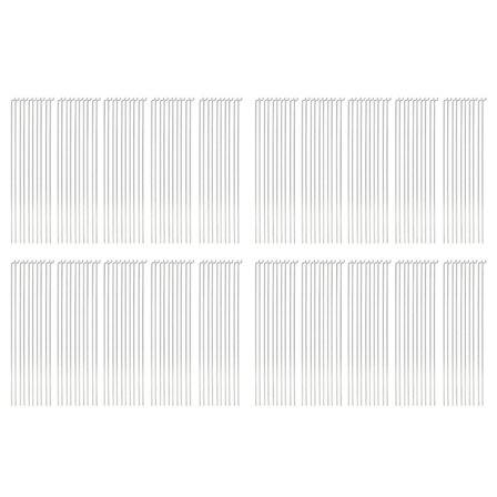 100 kpl teräksisiä Z-työntötankoja 200 mm, korkea kovuus, vahva sitkeys, ruosteen- ja korroosionesto, RC-lentokoneen työntötangot