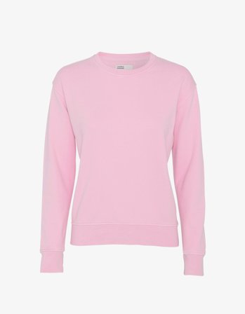 Women Classic Organic Crew - Flamingo Pink - XS