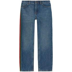 Kids - Gucci Blue Stripe Detail Jeans 8 Years - Bottoms - 8 years - Blue