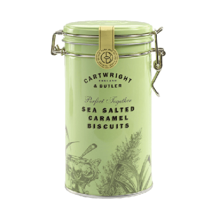 Cartwright & Butler Kakor Salted Caramel Biscuits Skafferi torrvaror Unisex Grön 200G