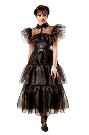 Wednesday Ball dress - Vuxen kostym S - Partyninja.se