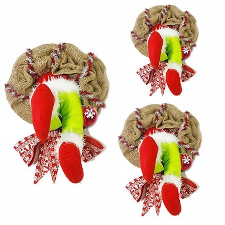 Juletyv Krans, fræk Juletyv Sækkelærreds Kranse til Træ