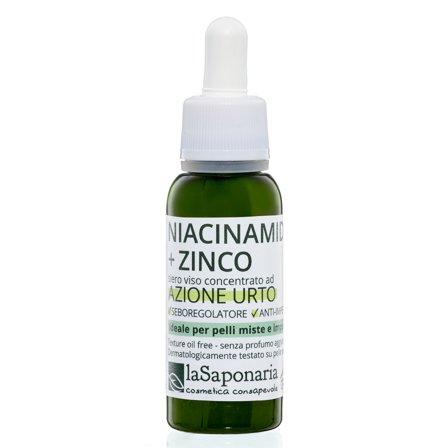 LA SAPONARIA Attivi Puri Niacinamide + Zinco attivo puro 30ml - Siero viso antimperfezioni