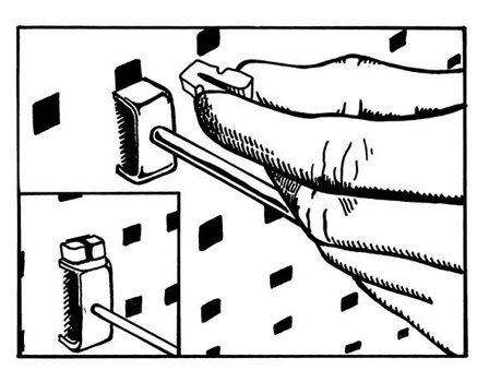 X-ponent Inredning 201000 Lukkotulppa 4 mm, Autotallin sisustus & säilytys