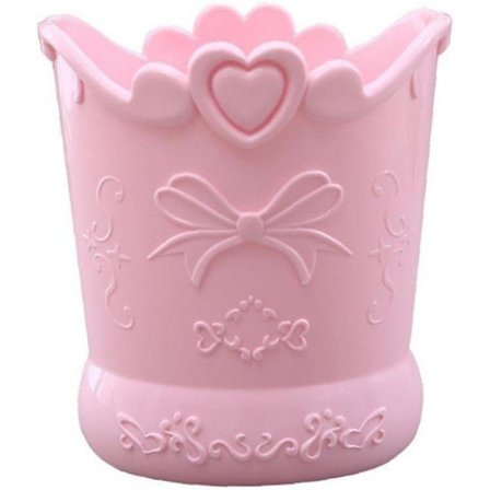 Penholder, Kawaii sløjfe penholder Farveblyant opbevaringsboks holder beholder Makeup børste organizer Hjem Skole Kontorartikler