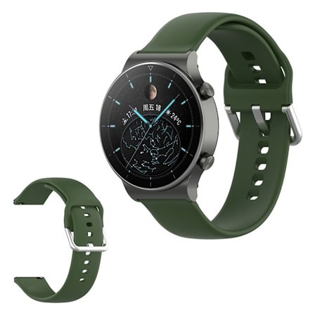 Universal mukava silikoni ranneke - Armeijan Vihreä Koko: L