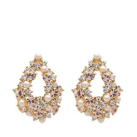 Lily and Rose Alice pearl earring silk Smycken & klockor Dam Beige ONESIZE