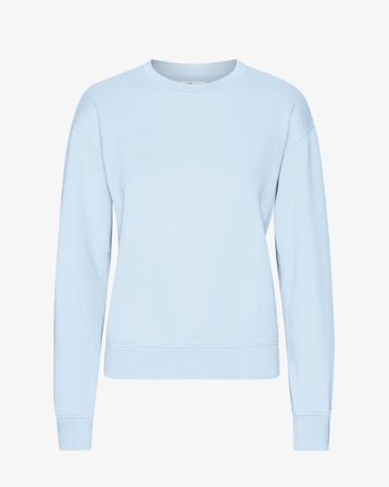 Women Classic Organic Crew - Polar Blue - Female - XS