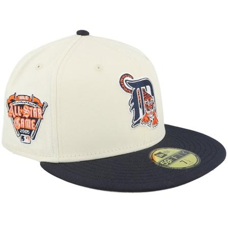 New Era - MLB Weiss fitted Cap - Detroit Tigers Hindsight 59FIFTY 05 All Star Game Chrome/Black/Grey Fitted @ Hatstore