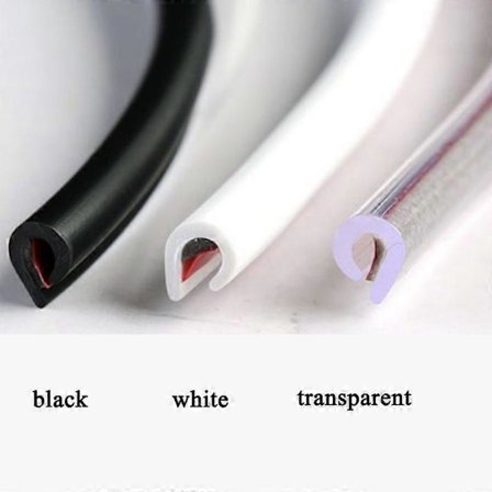 Universal 5M Bil Kant Skydd List Formning Trim Skyddsremsa