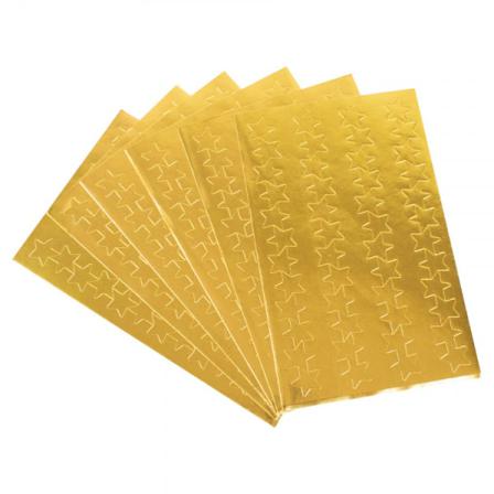 Guldstjärnor Stickers - 288 St - 13 Mm Klistermärken